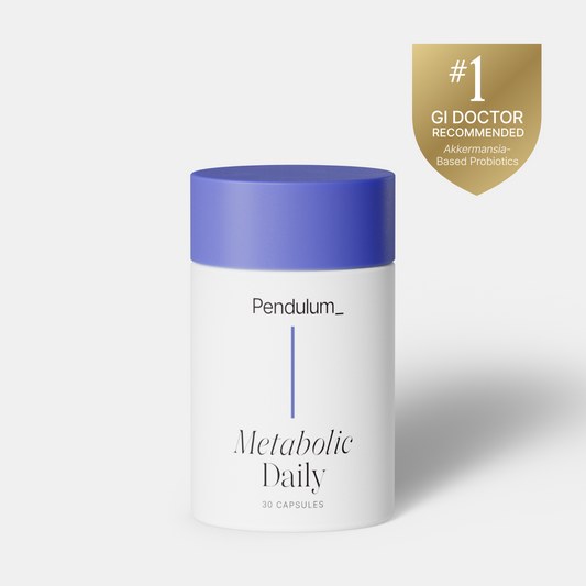 Pendulum Metabolic Daily - Multi-Strain Probiotic with Akkermansia muciniphila to Support Metabolism and Sustain Energy Levels - for Women and Men 30 Capsules